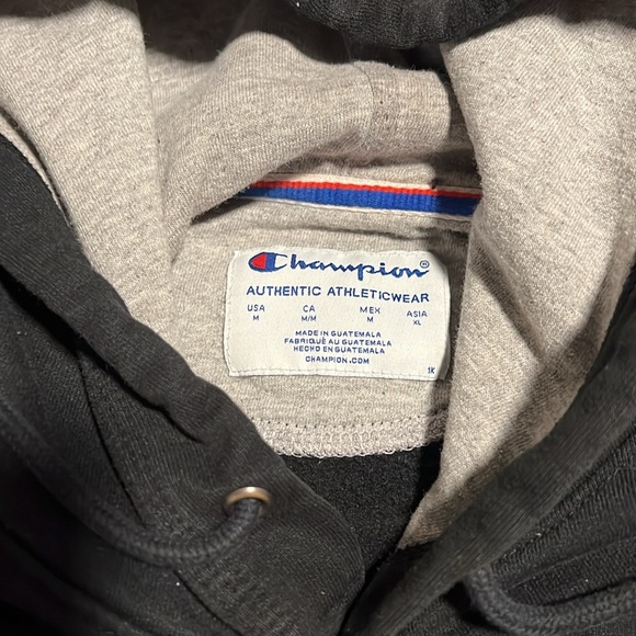 Blacked out Champion Hoodie - Picture 3 of 4